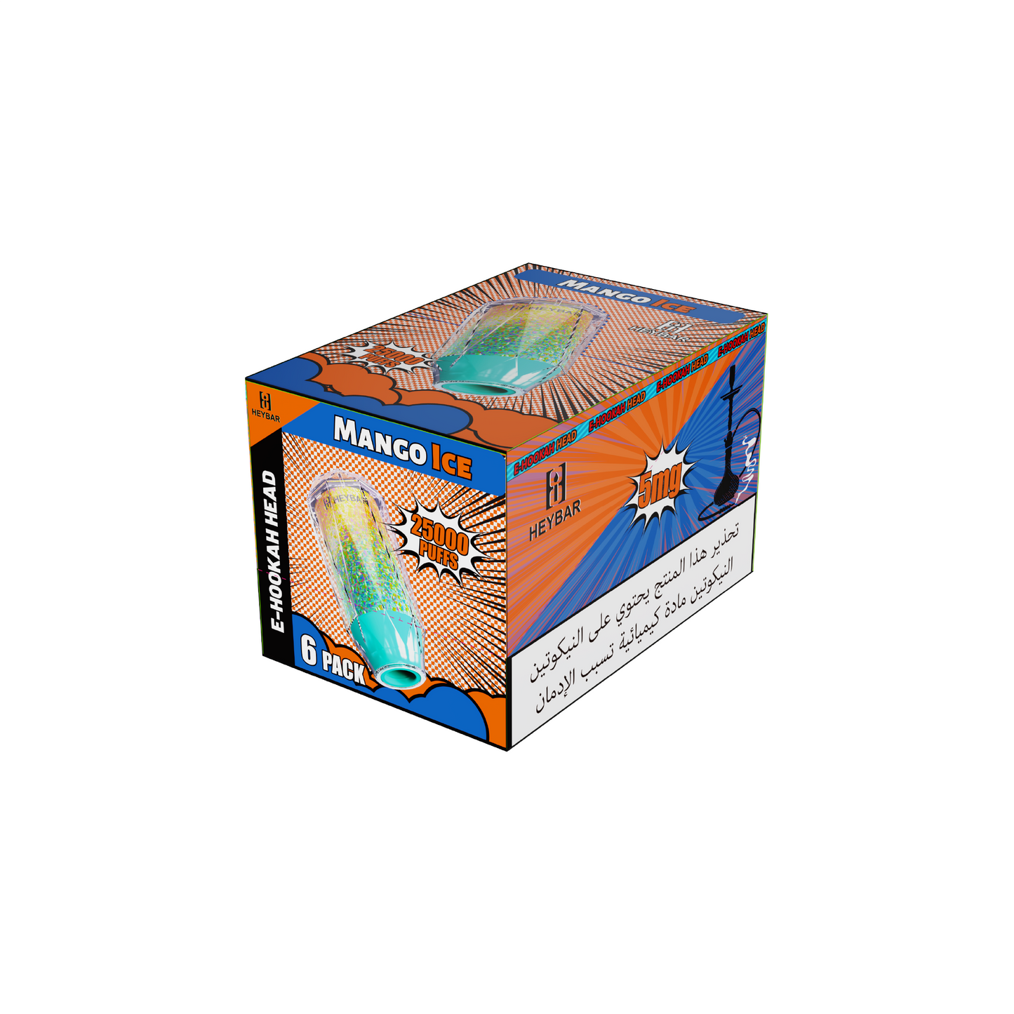 Heybar_Disposable_25KPuffs_MangoIce