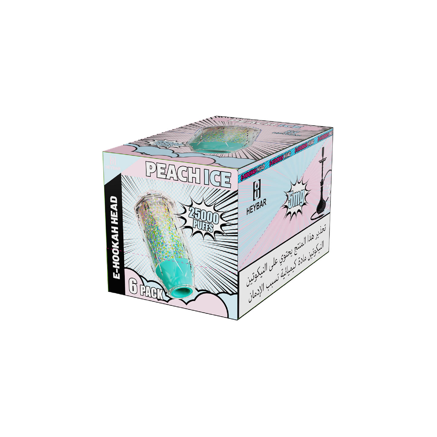 Heybar_Disposable_25KPuffs_PeachIce