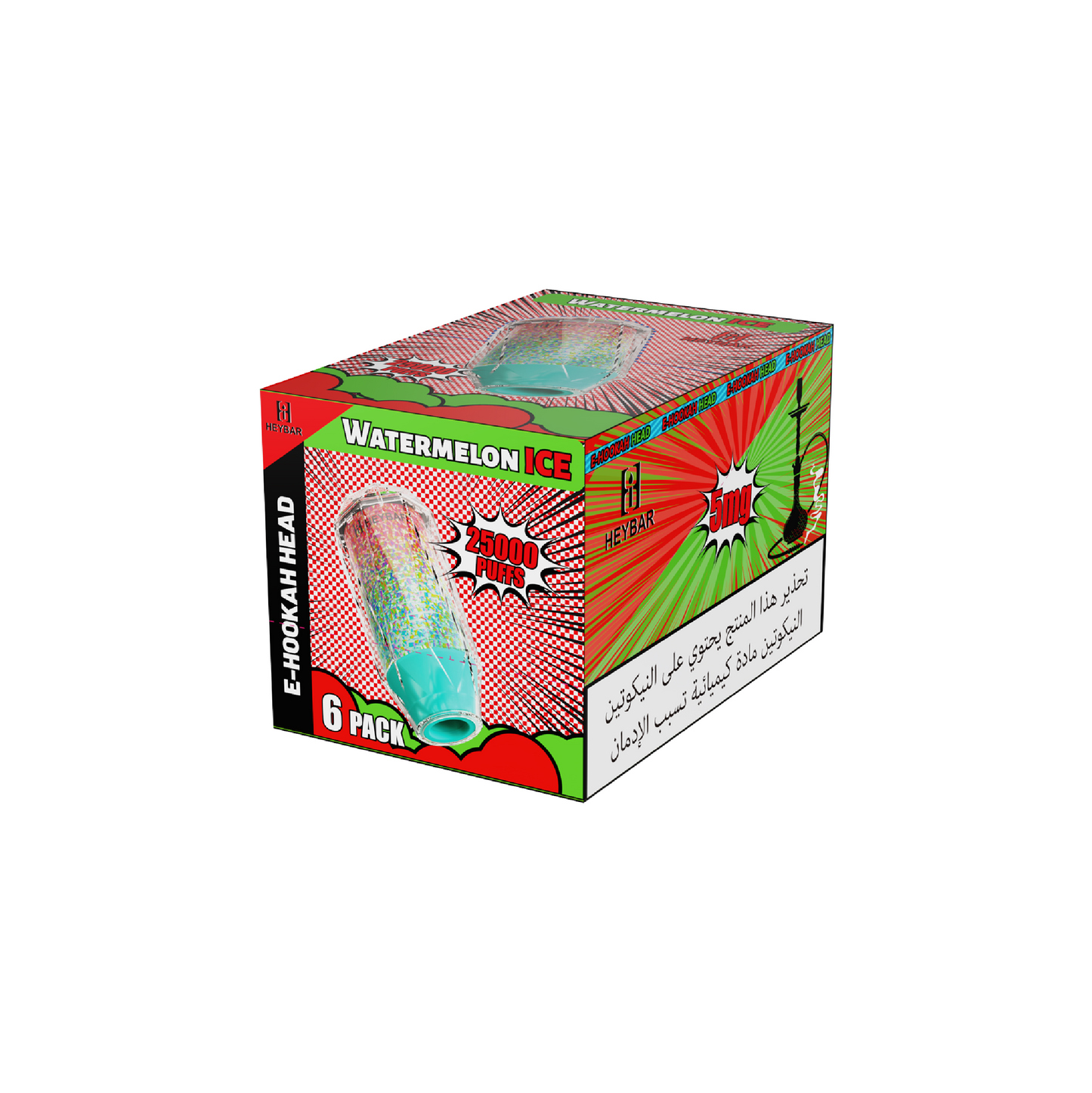 Heybar_Disposable_25KPuffs_WatermelonIce