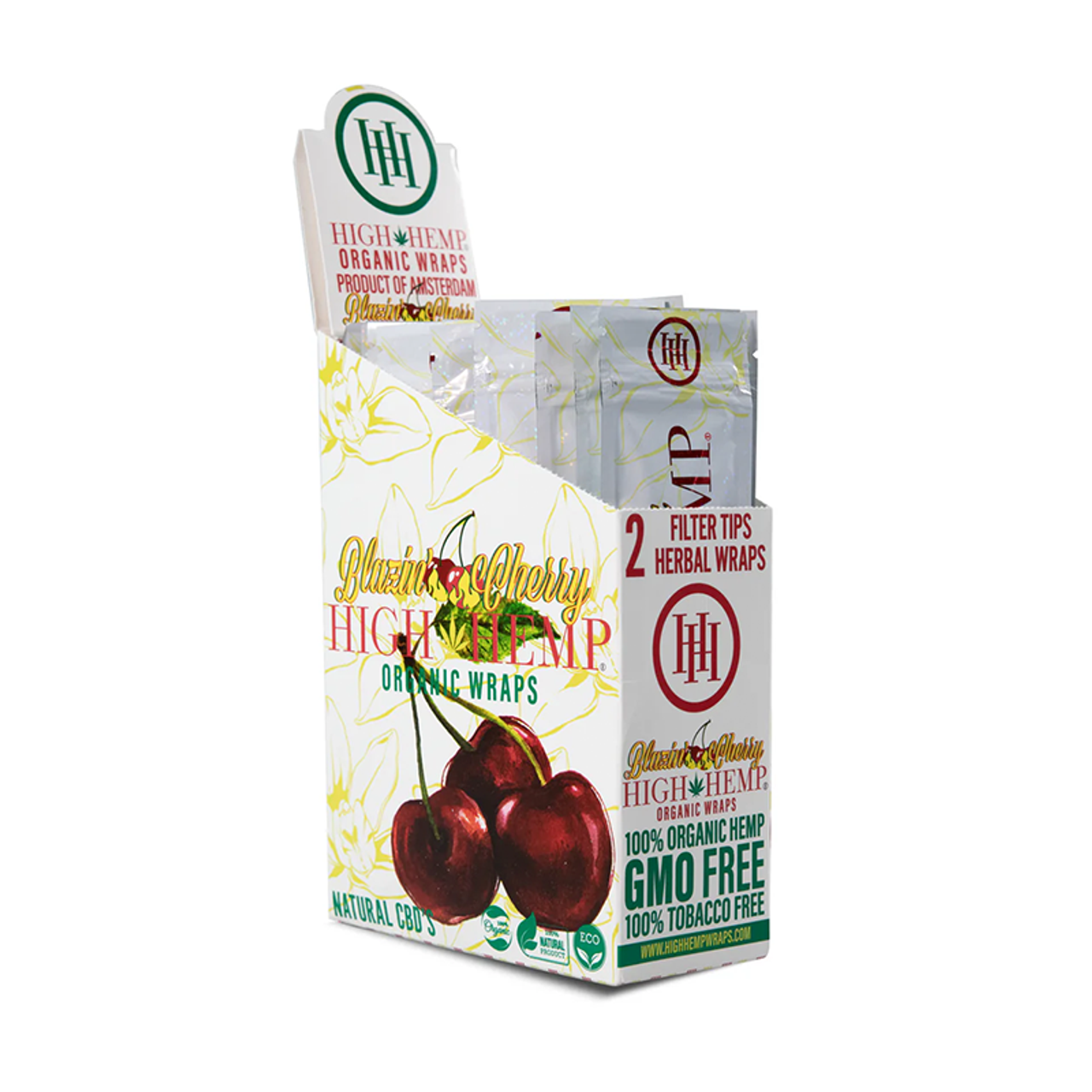 HighHemp_2Wraps_25Pouches_BlazinCherry