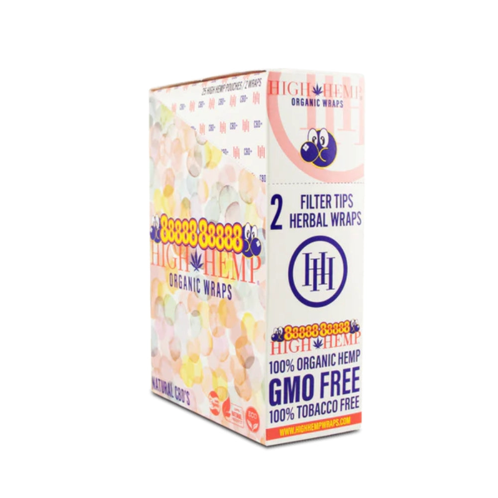 HighHemp_2Wraps_25Pouches_BubbleGum