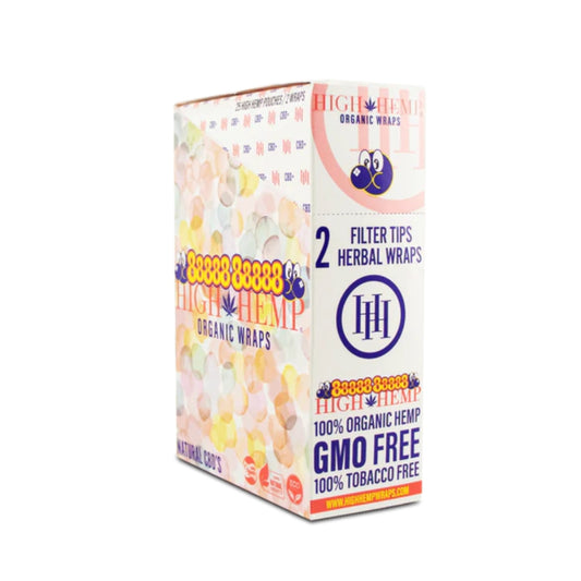 HighHemp_2Wraps_25Pouches_BubbleGum