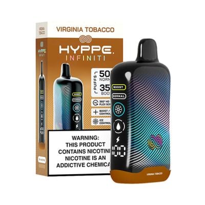 HyppeInfiniti_50KPuffs_VirginiaTobacco
