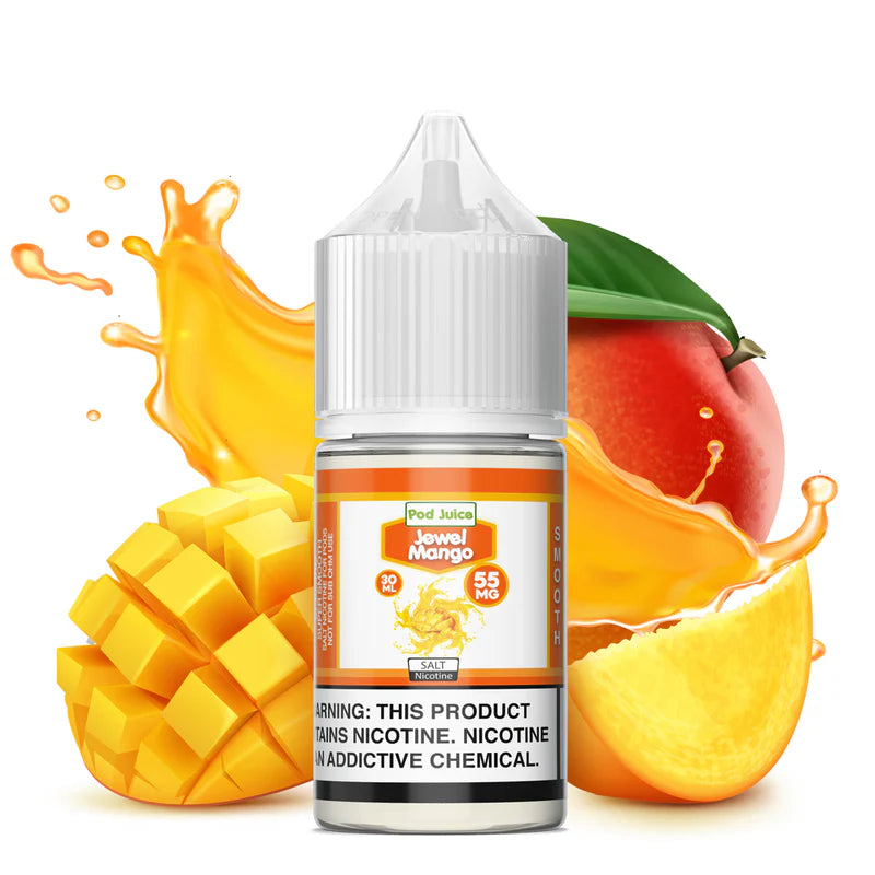Pod Juice Salt Nicotine E-Juice | 35-55MG | 30ML | Multiple Flavor Option
