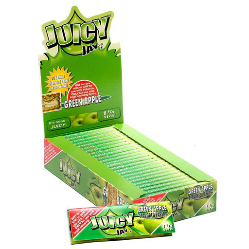 JuicyJays_RollingPaper_11/4Size_GreenApple