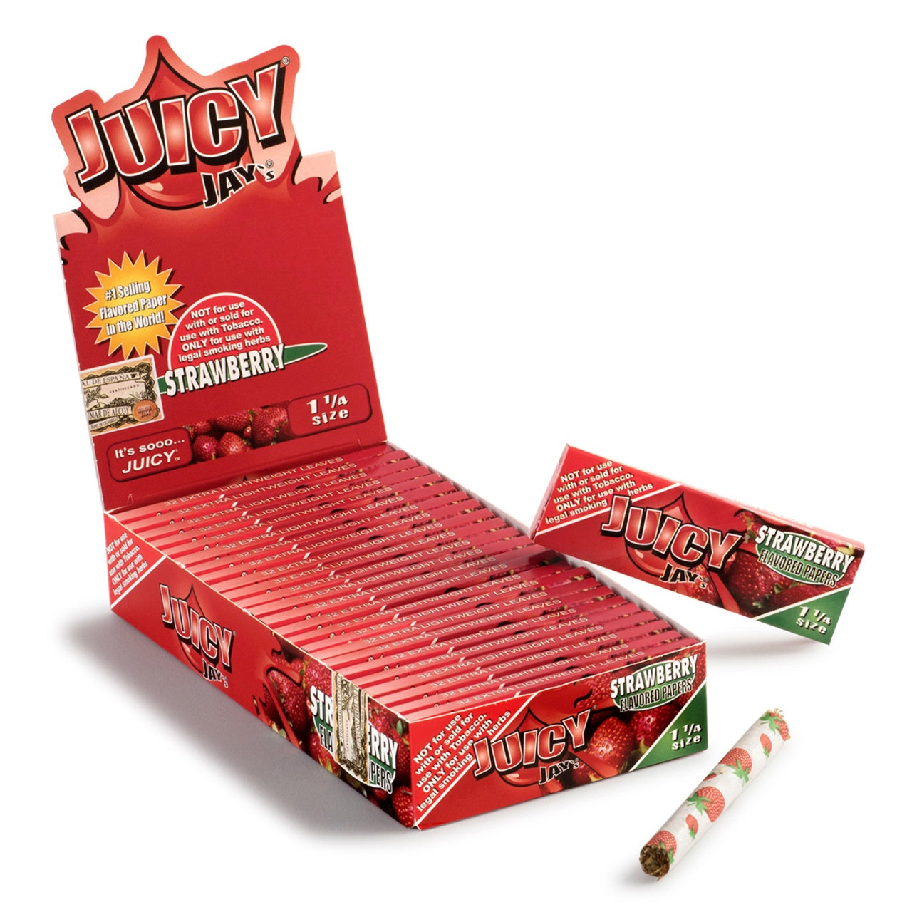 JuicyJays_RollingPaper_11/4Size_Strawberry