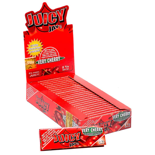 JuicyJays_RollingPaper_11/4Size_VeryCherry