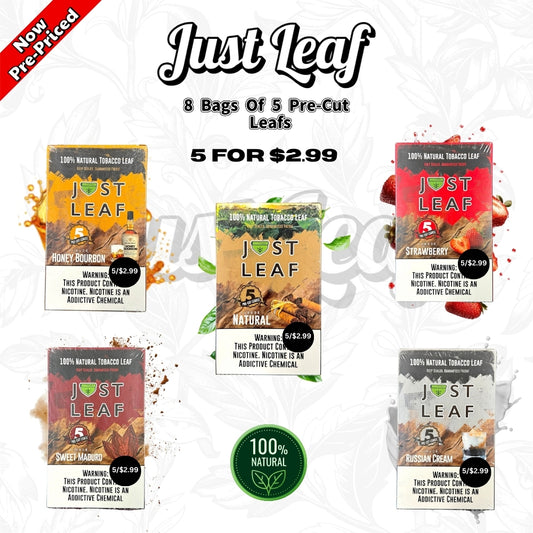 JustLeaf_NaturalTobaccoLeaf_Pre-Priced_CoverPicture