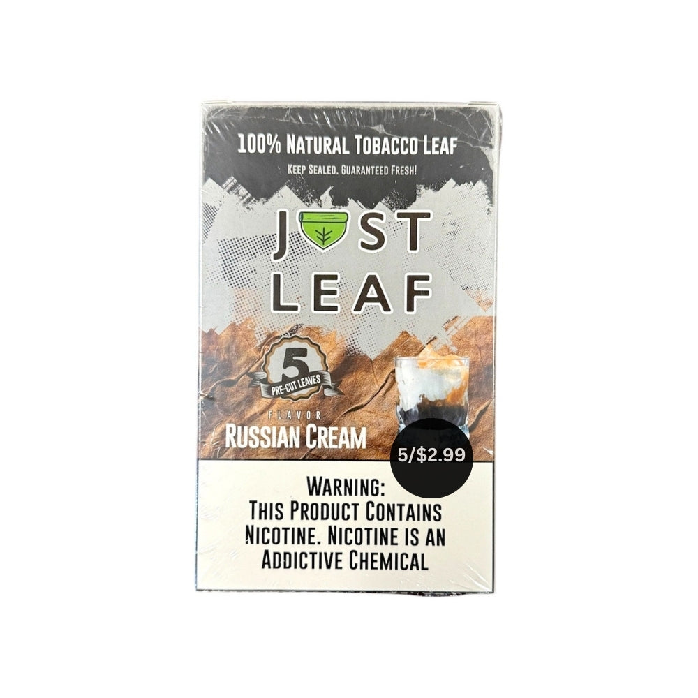 JustLeaf_NaturalTobaccoLeaf_RussianCreamFlavor