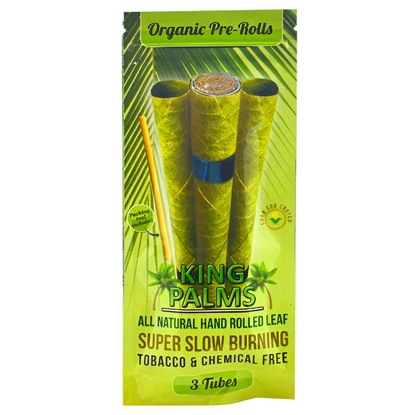 King Palms All Natural Hand Rolled Leaf. 24 Count. 2 Each