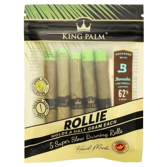 King Palms Rollie w/ Boveda | 5 Rolls Per Pack | 15 Pouches