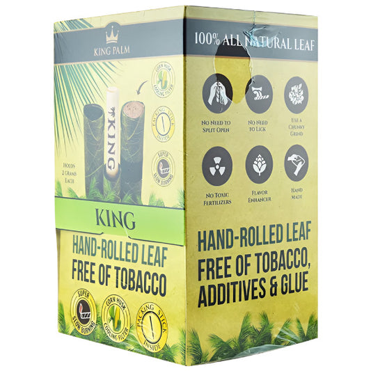 King Palm King Size All Natural Hand Rolled Tube. 50 Count