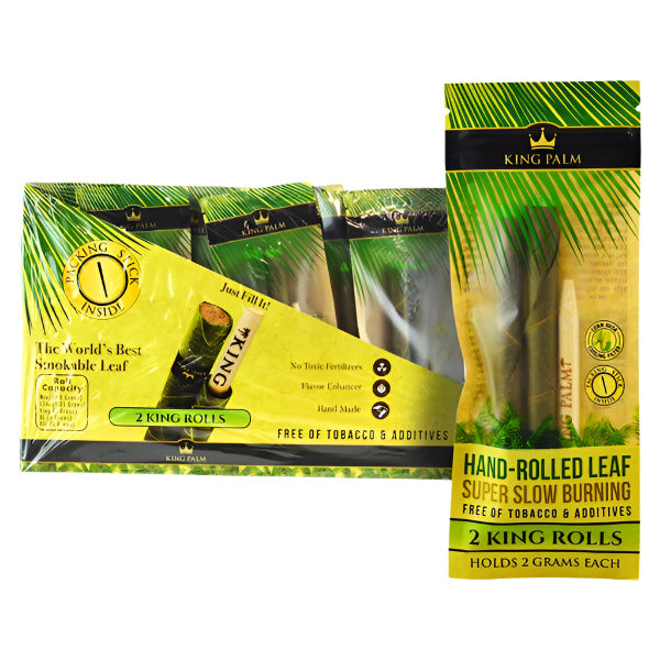 King Palms 2 King Rolls Leaf. 24 Count. 2 Each