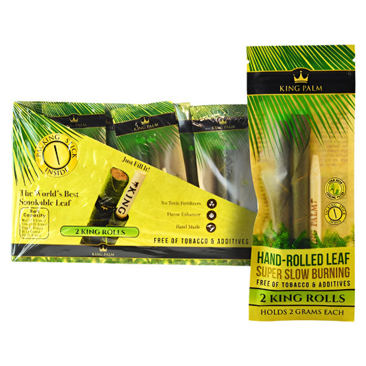 King Palms 2 King Rolls Leaf. 24 Count. 2 Each