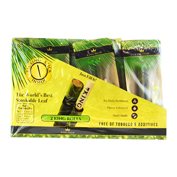 King Palms 2 King Rolls Leaf. 24 Count. 2 Each