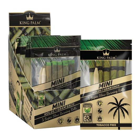 King Palm | 5 Mini Rolls | 15 Pouches