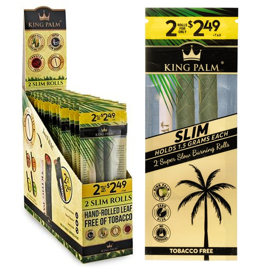 King Palm | 2 Slim Rolls for $2.49 | 20 Pouches