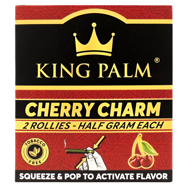 King Palms | Half Gram Each | 2 Rollies | 20 Pack | Cherry Charm