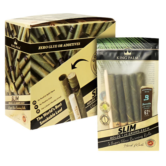 King Palm | 5 Slim Rolls | 15 Pouches
