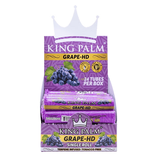 King Palm | 1 Gram Single Roll | 24 Tubes Per Box