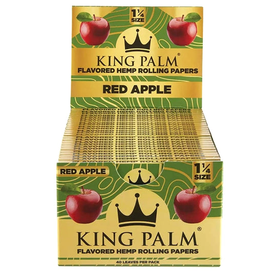 King Palm Hemp | 1 1/4 | 50 Booklets Per Box | 40 Leaves Per Pack