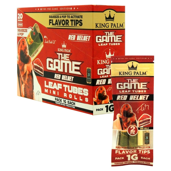 King Palm | 1G Each | 2 Mini Rolls | 20 Pack