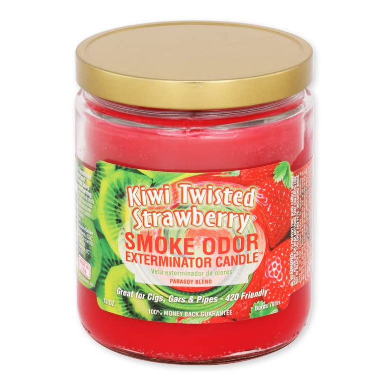 KiwiTwistedStrawberry_SmokeOdorExterminatorCandle_13oz