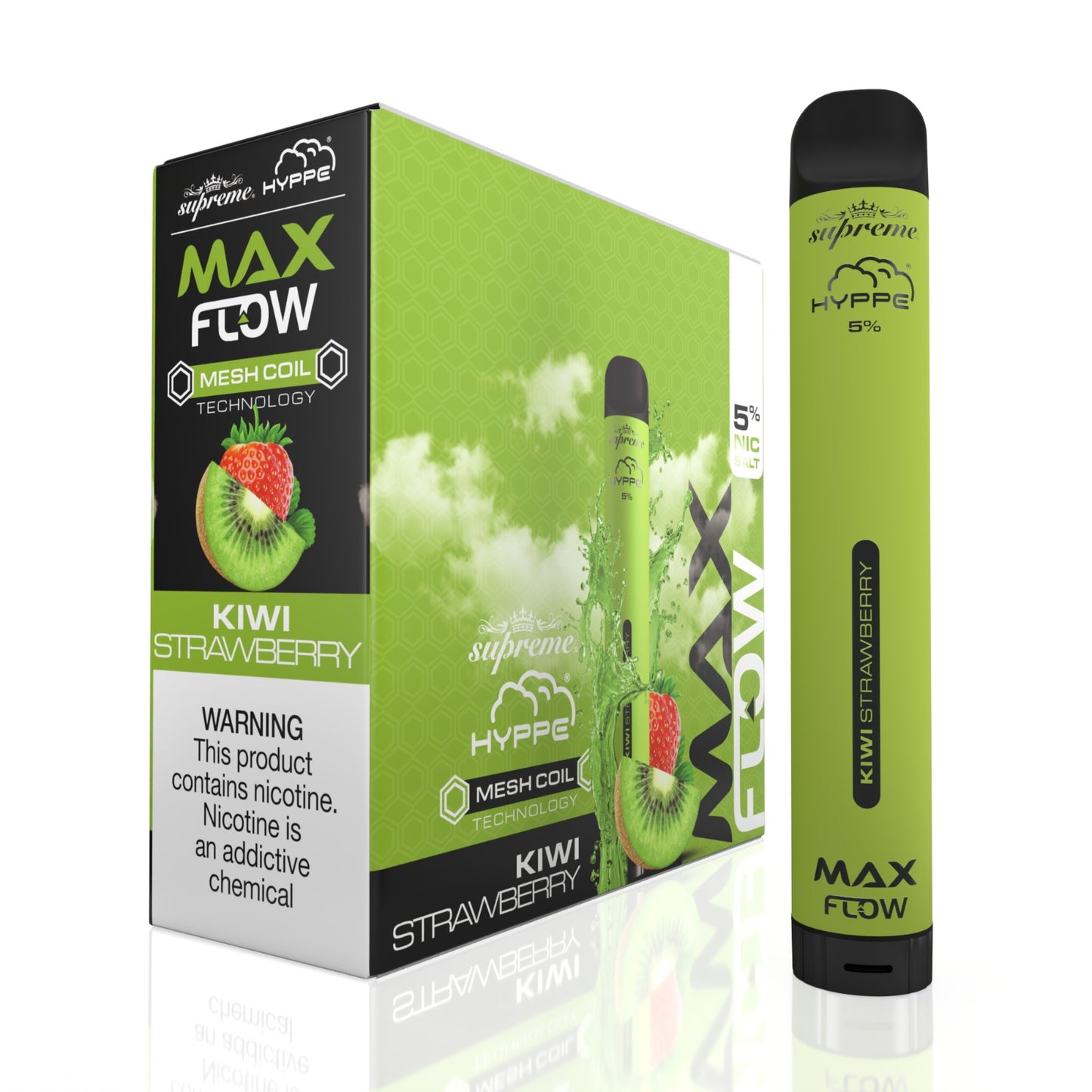 Hyppe Max Flow | 2000 Puffs | 10 Pack | Multiple Flavor Option