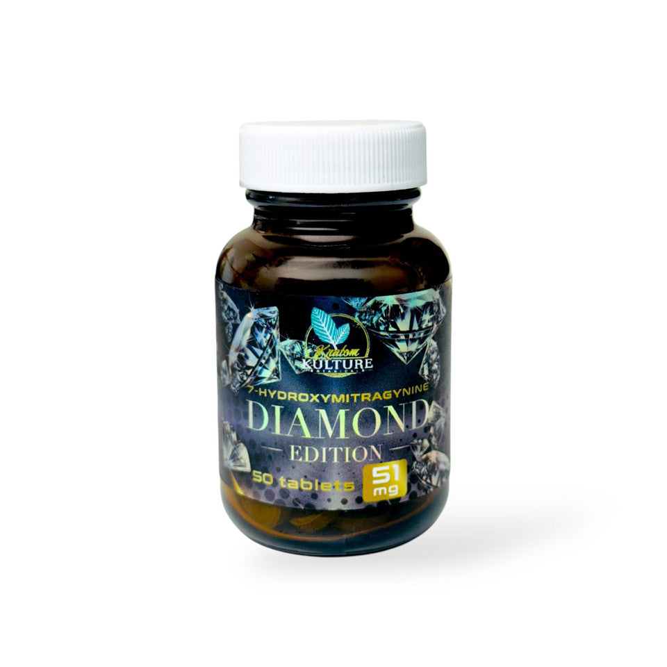 KratomKulture_7Hydroxymitragynine_DiamondEdition_51MG_50Tablets