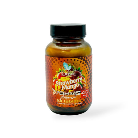 KratomKulture_7OHMSPlatinum_40MG_101Tablets_StrawberryMango