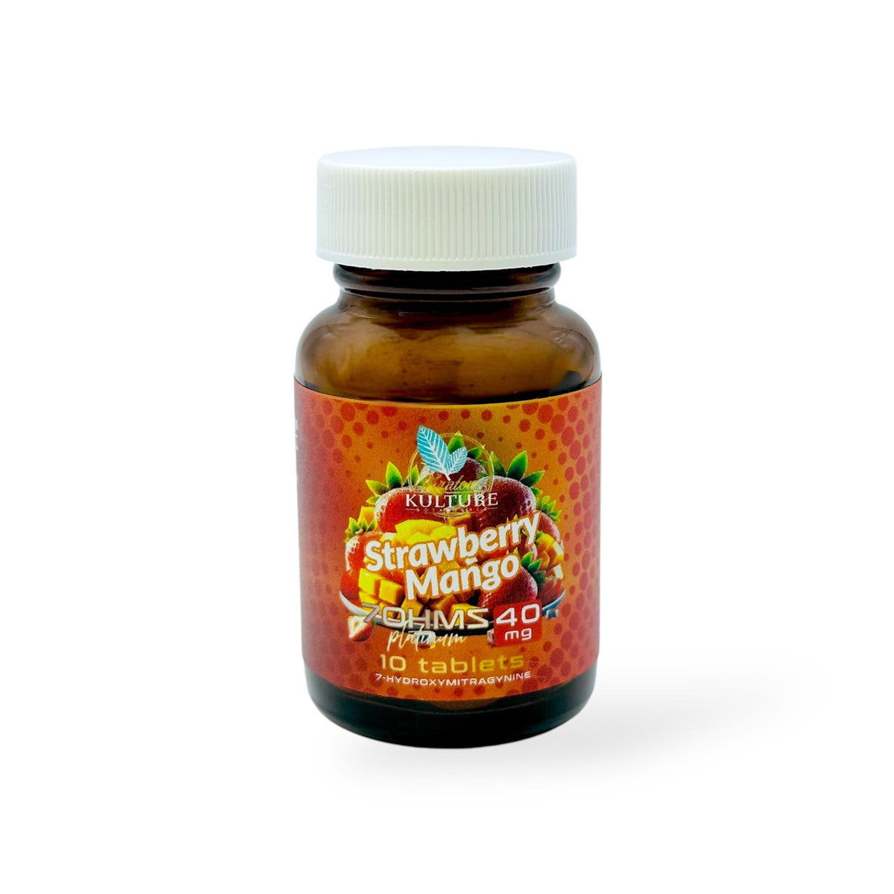 KratomKulture_7OHMSPlatinum_40MG_10Tablets_StrawberryMango