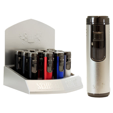 Scorch Torch Model 61574 Lighter | Quad Burners | 12 Lighter Display