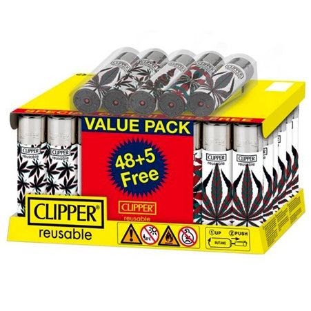 Clipper Lighters | Large | 48+5 Free | Psycho Animals