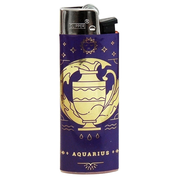 Clipper Lighters | The Super Lighter | 50 Count | Zodiac Print