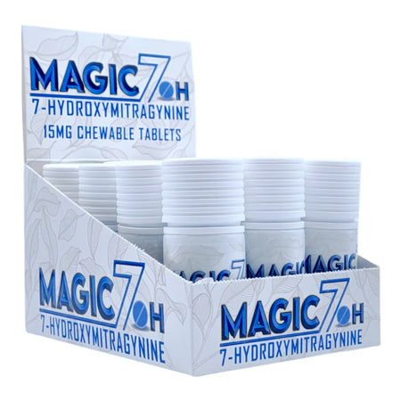 Magic7OH_7Hydroxymitragynine_15MGTablets_12BottlesPerPack