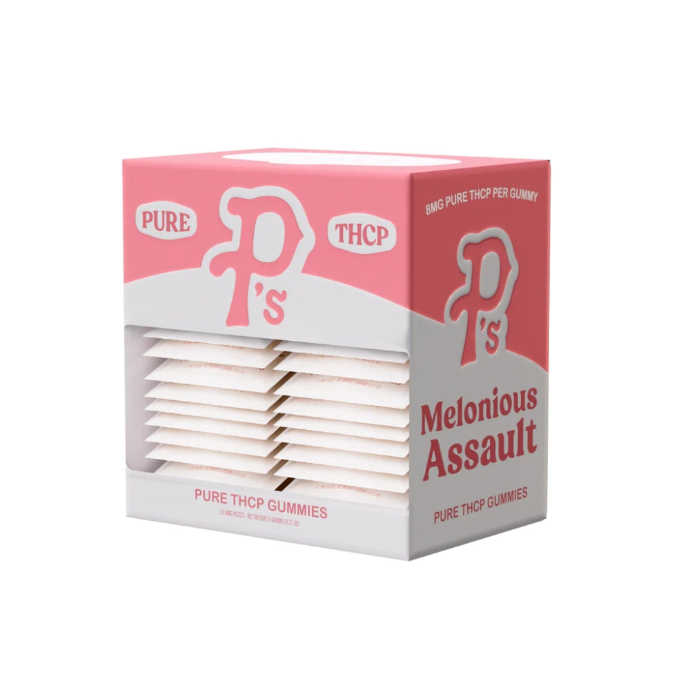 P's THCP Gummies | 30 Packs Per Display | 2 Gummy Per Pack | 16MG Per Pack | Multiple Flavor Option