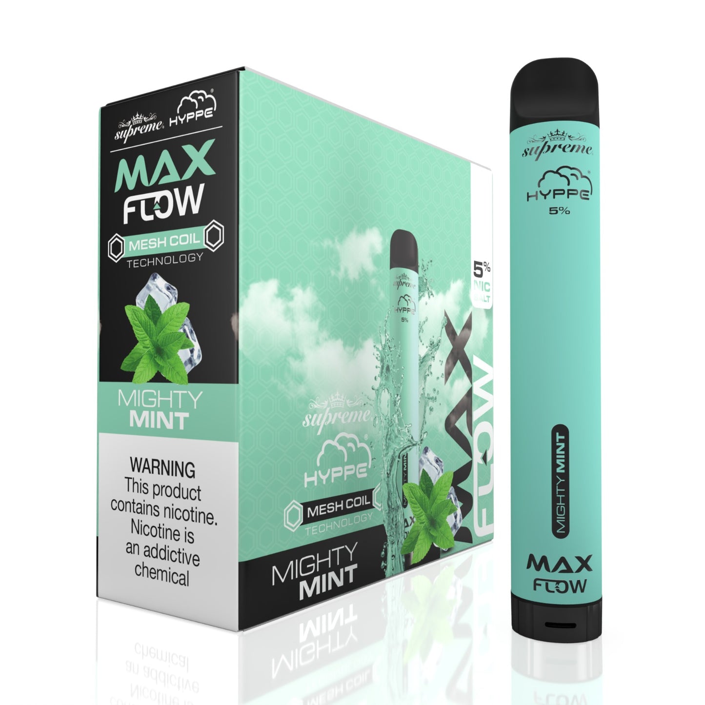 Hyppe Max Flow | 2000 Puffs | 10 Pack | Multiple Flavor Option