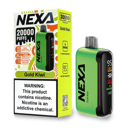 Nexa_20KPuffs_5Pack_GoldKiwi