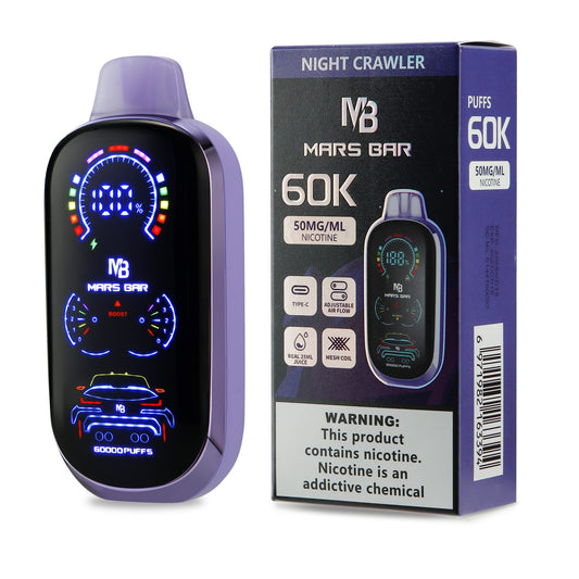 Mars Bar | 60K Puffs | 50MG/ML Nic | 5 Pack | Multiple Flavor Option