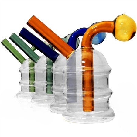 4" Oil Burner Water Pipe | Barrel | Assorted Colors