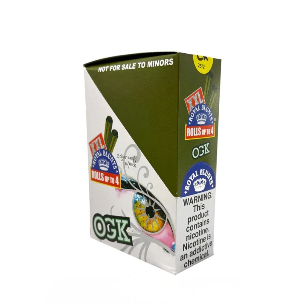 XXL Royal Blunts | 2 Cigar Wraps Per Pack | 25 Pack | Multiple Flavor Option