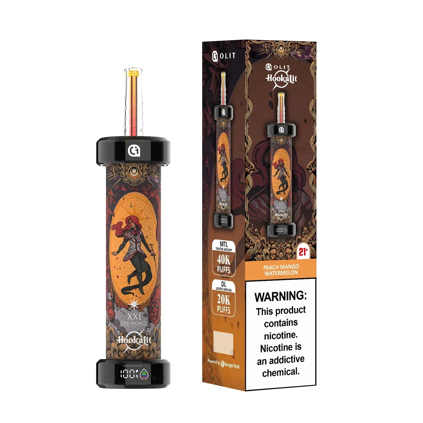 Olit_HookaLit_40KPuffs_PeachMangoWatermelon