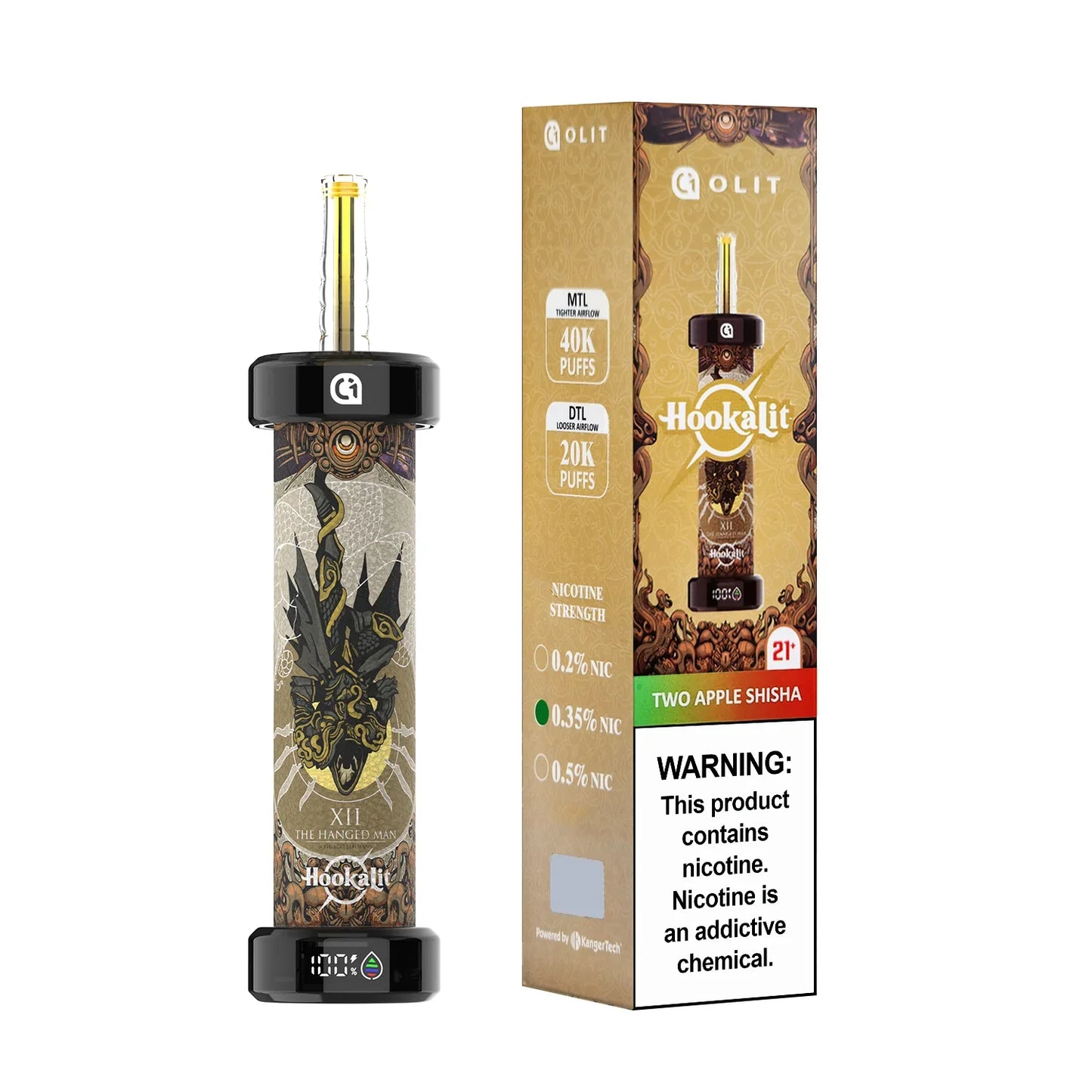 Olit_HookaLit_40KPuffs_TwoAppleShisha