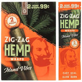 Zig-Zag Hemp Wraps | 25 Packs | 2 Wraps Each Pack | 50 Hemp Wraps | 4 Flavor Choices