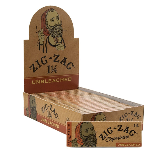 Zig-Zag Unbleached | 1 1/4 Size | 24 Booklets