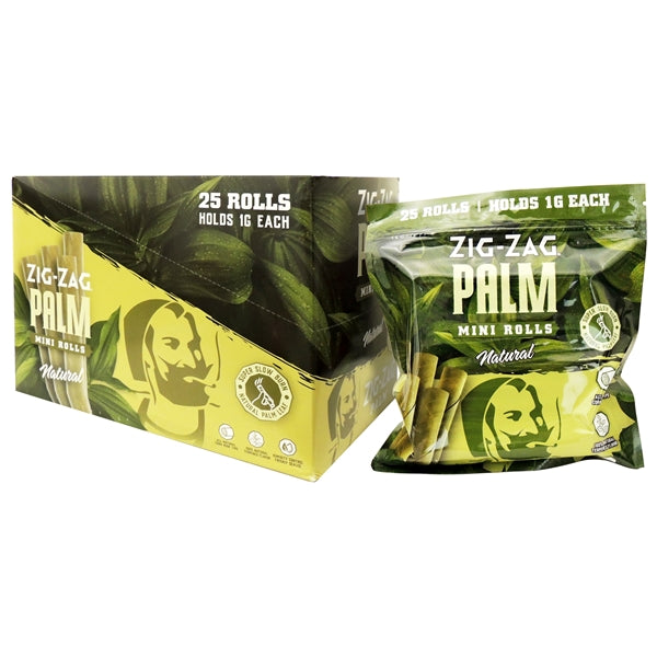 Zig-Zag Mini Palm | 25 Rolls | 8 Packs | 1G
