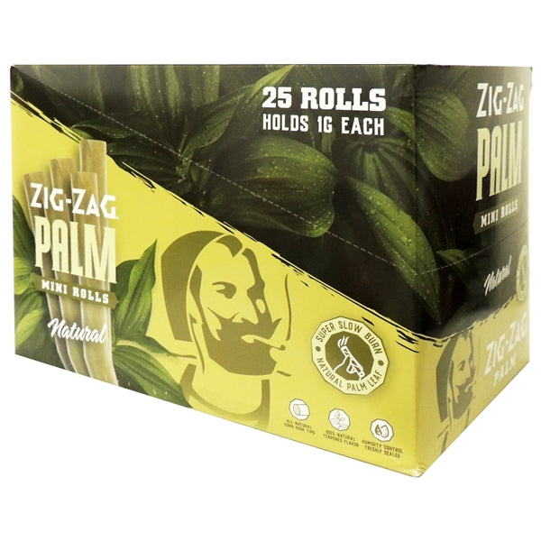 Zig-Zag Mini Palm | 25 Rolls | 8 Packs | 1G