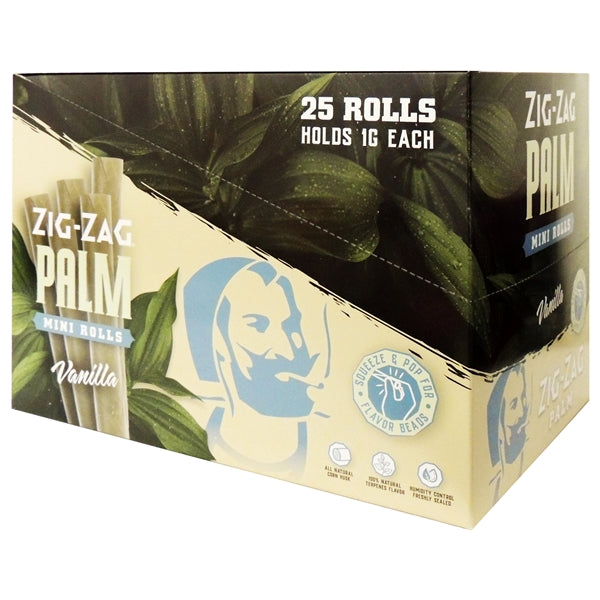 Zig-Zag Mini Palm | 25 Rolls | 8 Packs | 1G