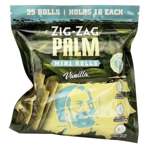 Zig-Zag Mini Palm | 25 Rolls | 8 Packs | 1G
