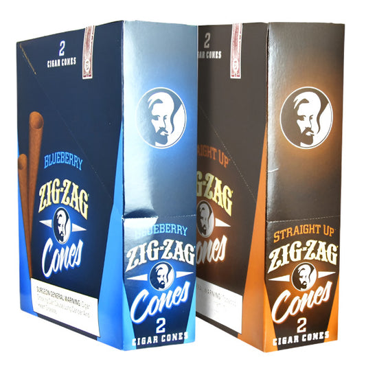 Zig-Zag Cigar Cones. Many Flavor Choices